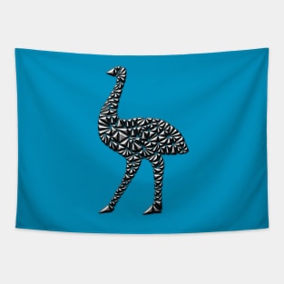 Metallic Emu Tapestry