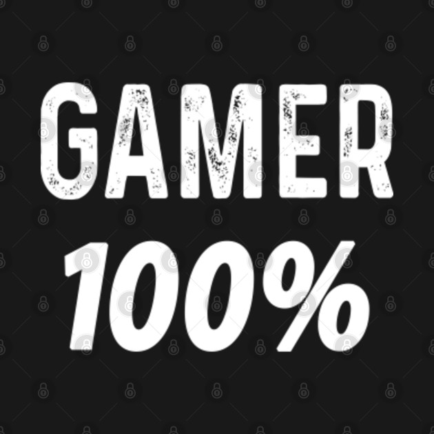 Discover Gamer 100% - Gamer - T-Shirt