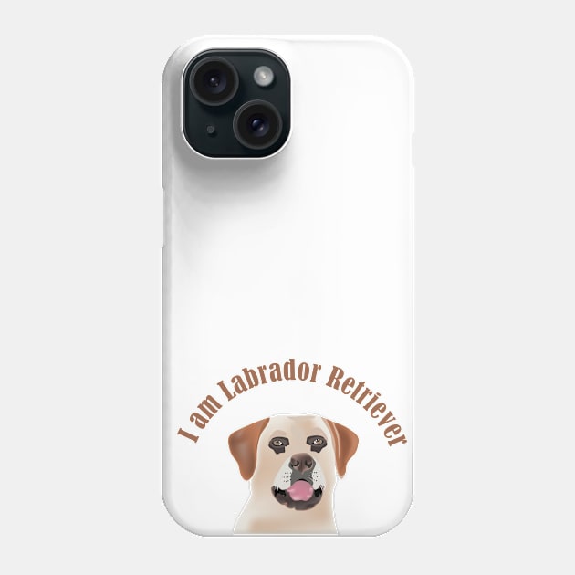 i love my Labrador Retriever Phone Case by Pet & Nature Lovers