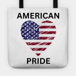 "American Pride" with Heart Tote