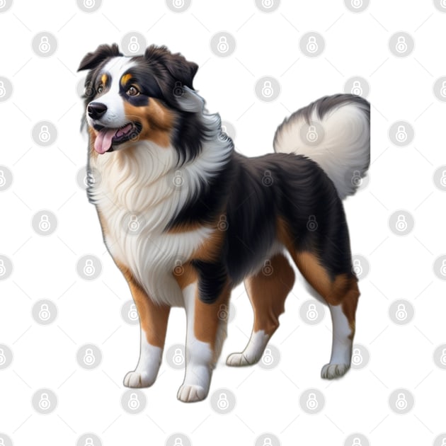 Australian shepherd Dog by Moulezitouna