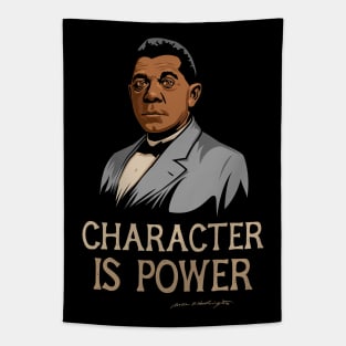 Booker T Washington Quote Gift for Black History Month Tapestry