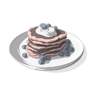Pancakes with blueberries T-Shirt