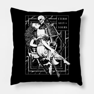 ETERNALLY YOURS - WHITE PRINT Pillow