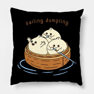 Happy Sailing Dumpling Pillow