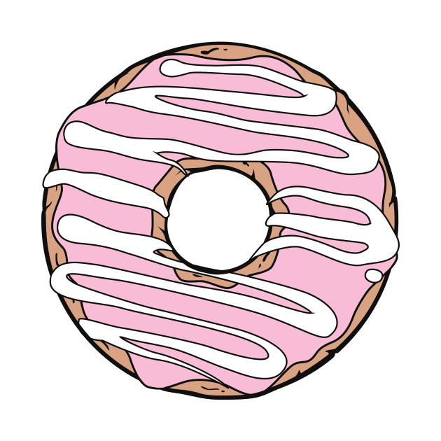 Pink Donut, Doughnut, Glaze, Icing, Frosting by Jelena Dunčević