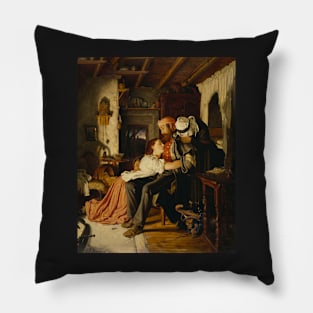 Home: The Return from the Crimea - Joseph Noel Paton Pillow