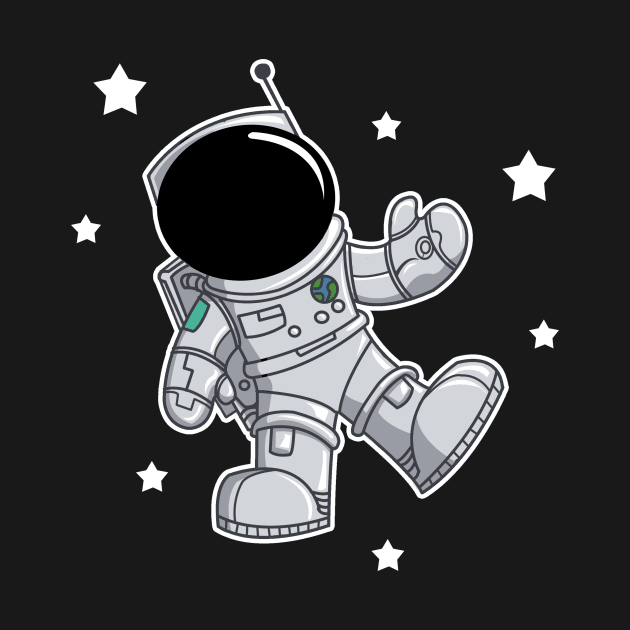 Floating in space by BackOfTheComicShopT