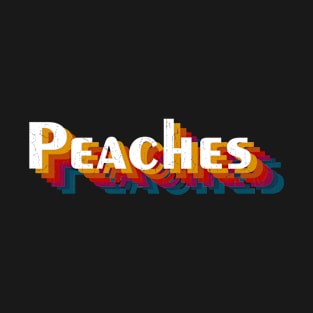 retro vintage Peaches T-Shirt