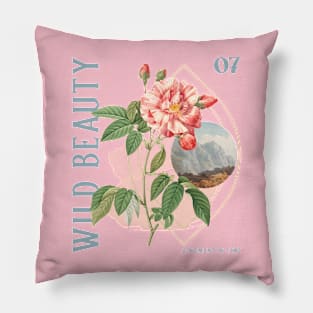 Wild Beauty Rose Pillow