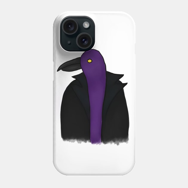 Bad Boy Crow Phone Case by alxandromeda