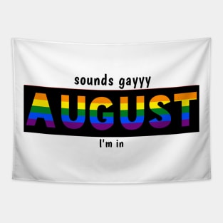 LGBTQ PRIDE AUGUST Tapestry