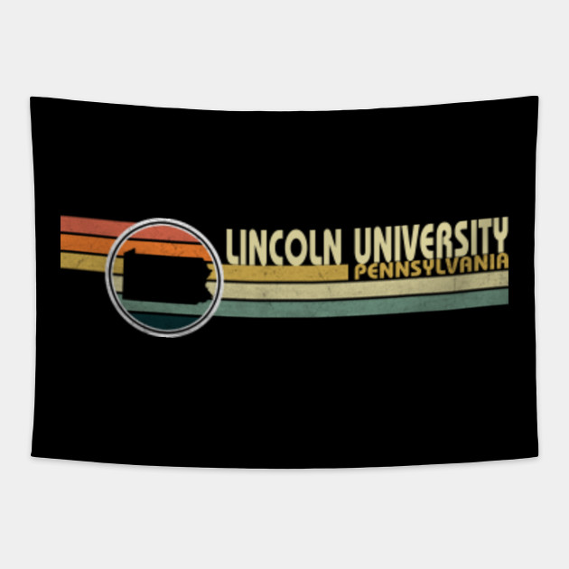 Lincoln University Pennsylvania Vintage 1980s Style Lincoln University Pennsylvania Tapestry Teepublic