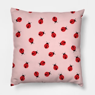 Cute Ladybug Pattern Pillow