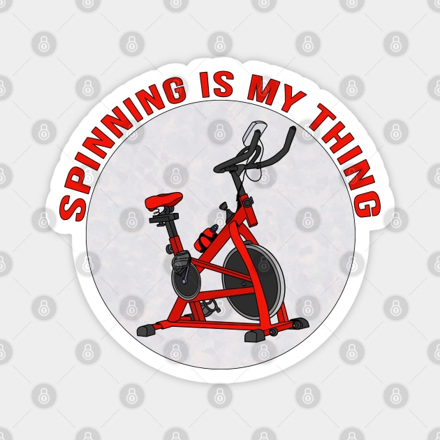 Spinning is My Thing Magnet by DiegoCarvalho