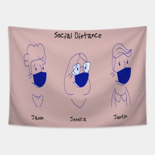 Social distance Tapestry