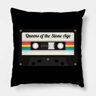 Queens of the Stone Age / Cassette Tape Style Pillow