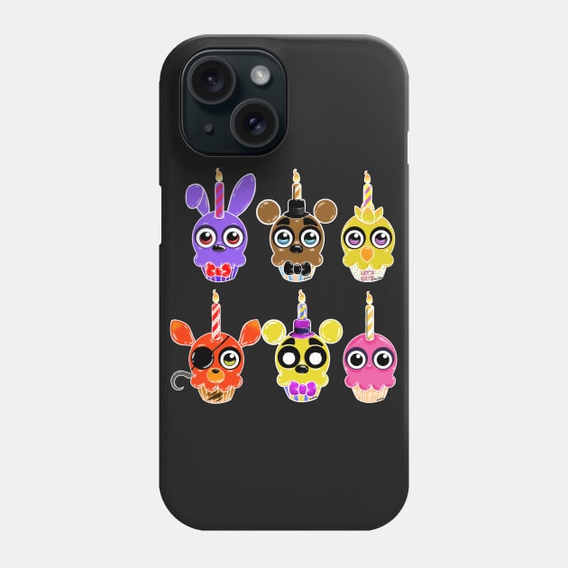 FNAF Cupcakes 6 Phone Case by Bat13SJx