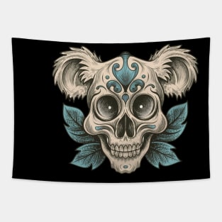 Traditional Koala Skull tattoo Tapestry