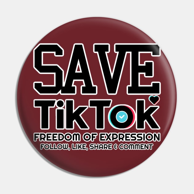 SAVE TT Pin by David Hurd Designs