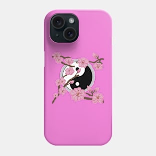 Yin and Yang sakura Phone Case