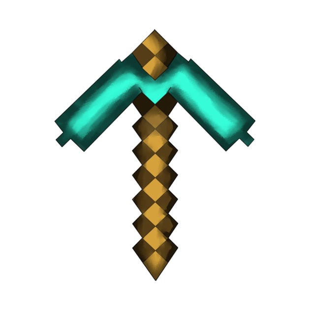 Diamond Pickaxe by cherubi19