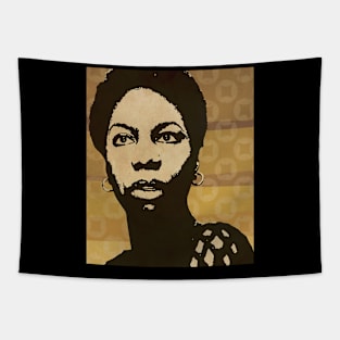 Nina Simone // Retro Poster Jazz Tapestry