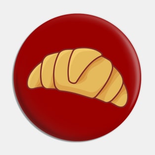 Croissant Icon Pin