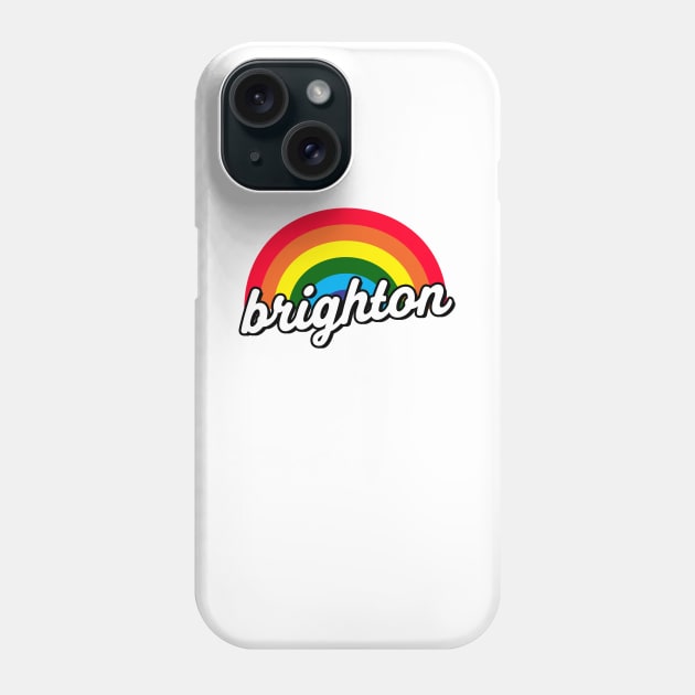 Brighton Gay Pride Rainbow Phone Case by McNutt