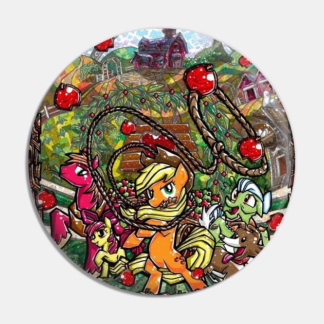 My Little Pony: Friendship is Magic - Applejack Pin by Glen Bosiwang Pop Culture Bonanza!