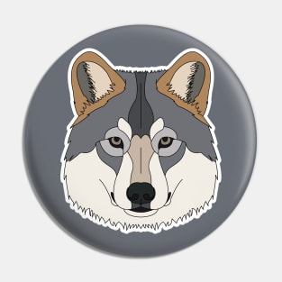 Mexican Gray Wolf Pin