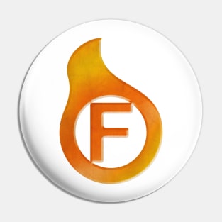 Firebrand Strained Small Logo Pin