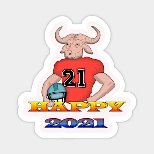 happy bull 2021 Magnet