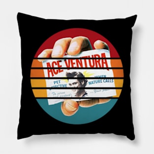 Retro Ace Ventura Card Pillow