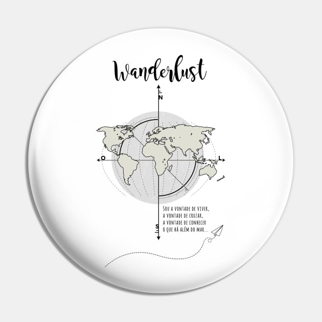 Wanderlust - World Map Pin by myyylla