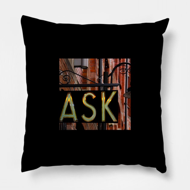 Ask me Pillow by daengdesign66