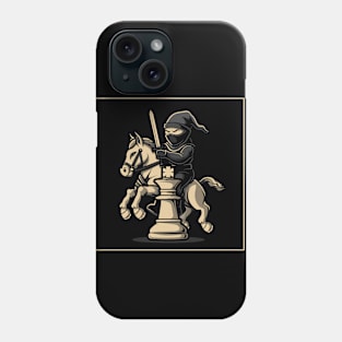 Chess Ninja On Knight Ninja For Chess Player Ninja Fan Art Phone Case