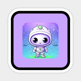 Purple Space Cutie Magnet