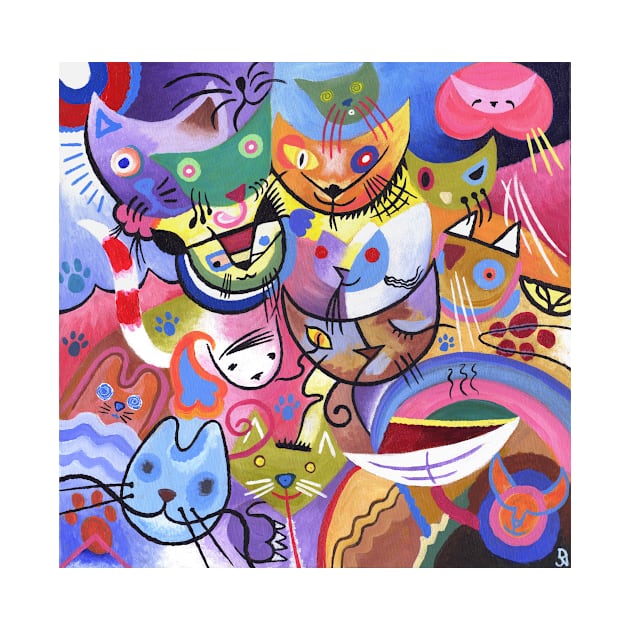 Kandinsky's Kats by wavynewt