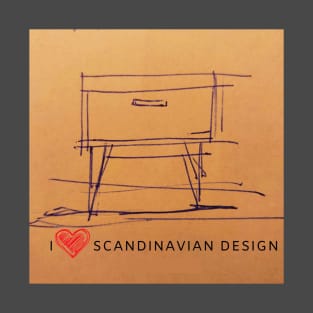 I love Scandinavian design T-Shirt