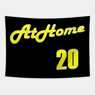 At Home 2020 Baseball Jersey Tapestry