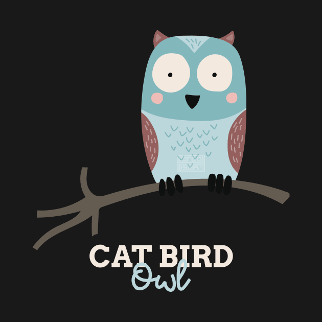 Funny Animal Name Meme Cat Bird OWL by porcodiseno