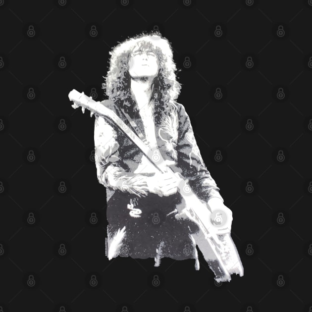 VINTAGE ART GUITAR JIMMY PAGE by LuckYA