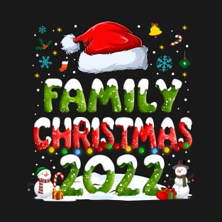 Matching Family Christmas 2022 Team Santa Elf Squad T-Shirt