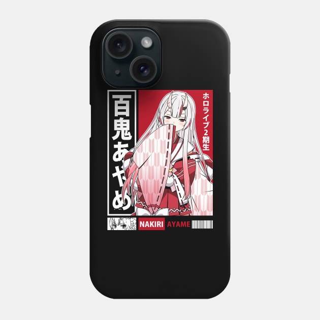 Nakiri Ayame Shrine Maiden Phone Case by UDTee92