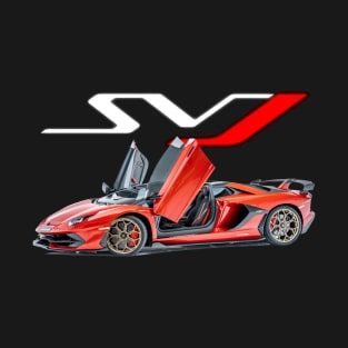 Lamborghini SVJ Supercar Products T-Shirt