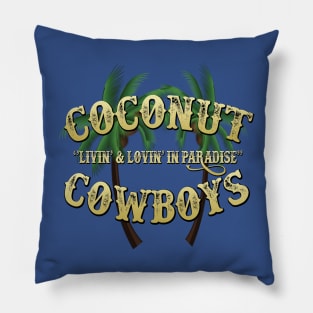 "COCONUT COWOYS & Palm Trees" Pillow