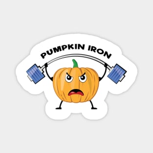 PUMPKIN IRON - Funny Pun Magnet