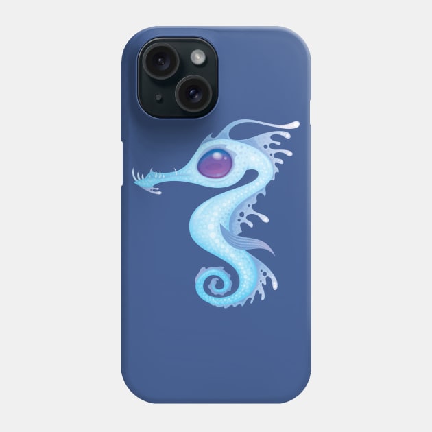 White Sea Dragon Phone Case by fizzgig