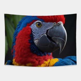 Macaw bird portrait Tapestry